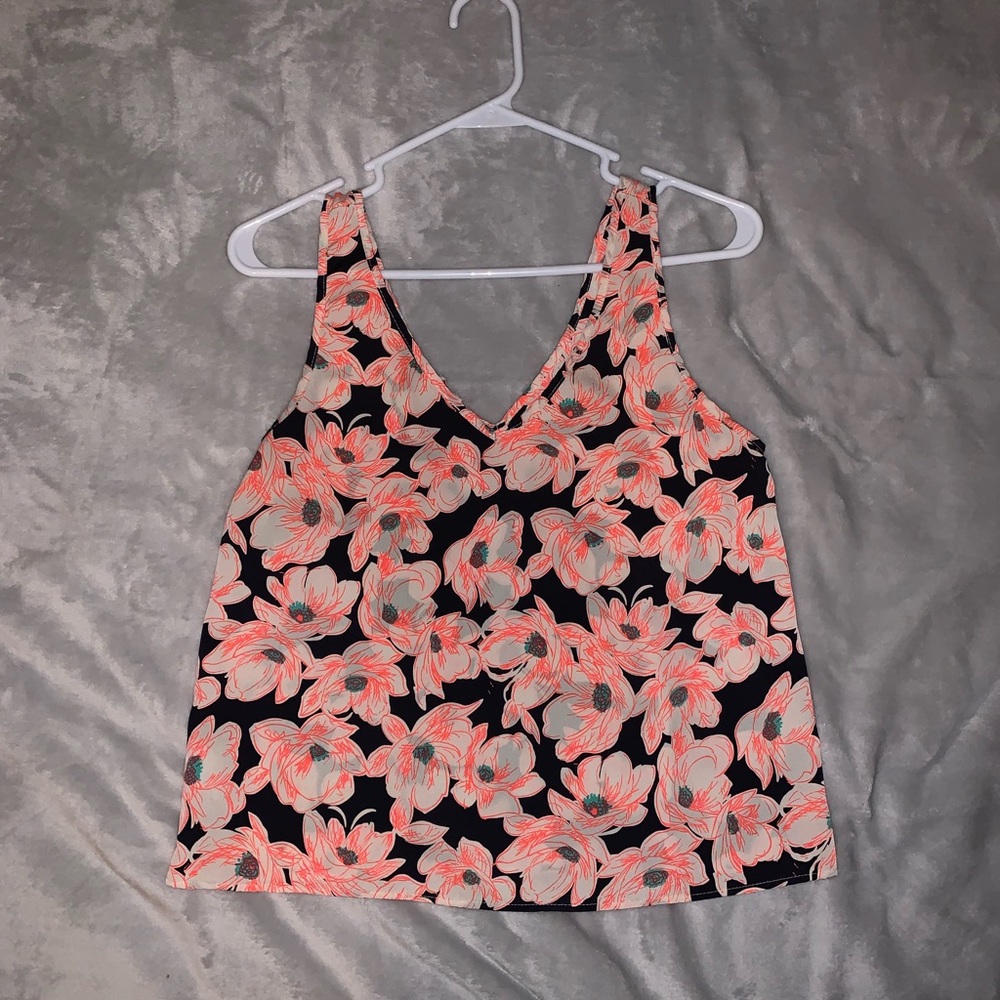 Floral tank top